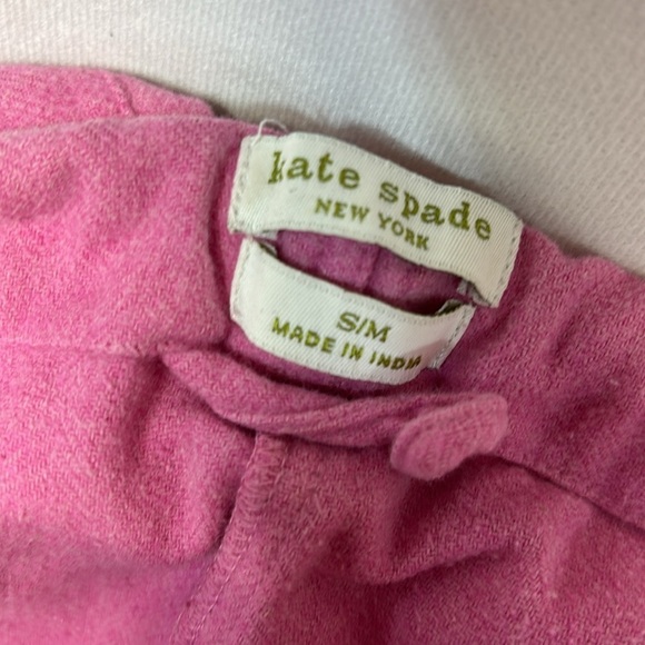 Kate Spade pink and white 2 piece 100% cotton pj set size S/M - Picture 8 of 10